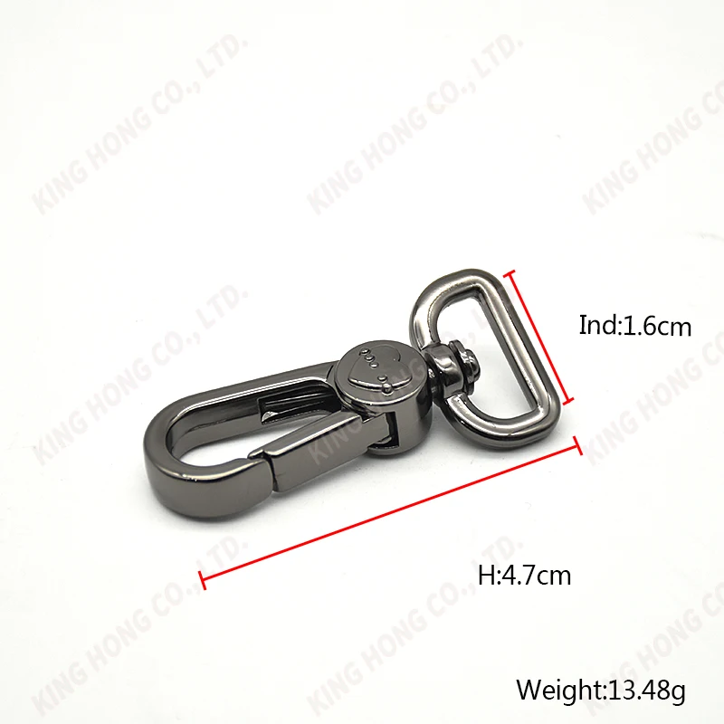 Wholesale alloy metal heavy duty swivel bag dog leash snap hook bolt trigger designer hooks custom design offer tension test