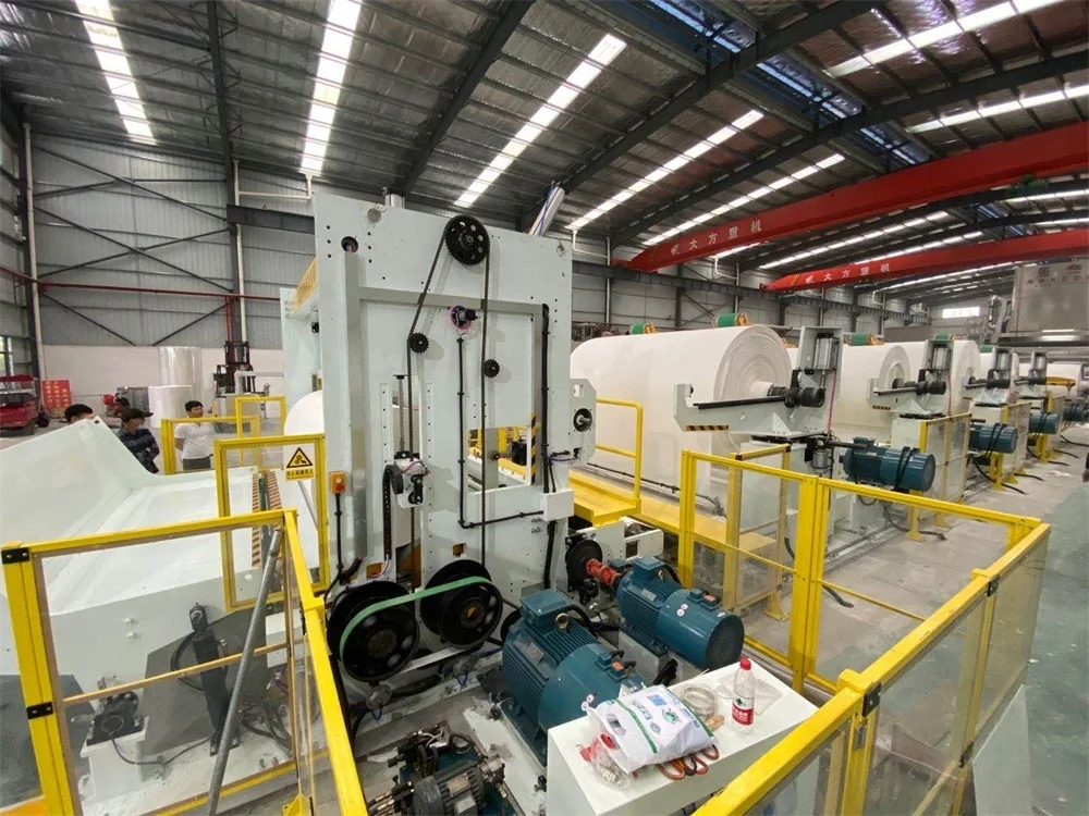 Suppliers Perforated Toilet Paper Manufacturing Kitchen Towel Rewinding Machine Toilet Tissue Best-selling Chinese 350m/min