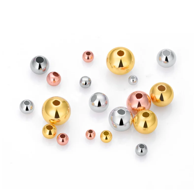 Бусины-разделители из серебра 925 пробы, 2-20 мм