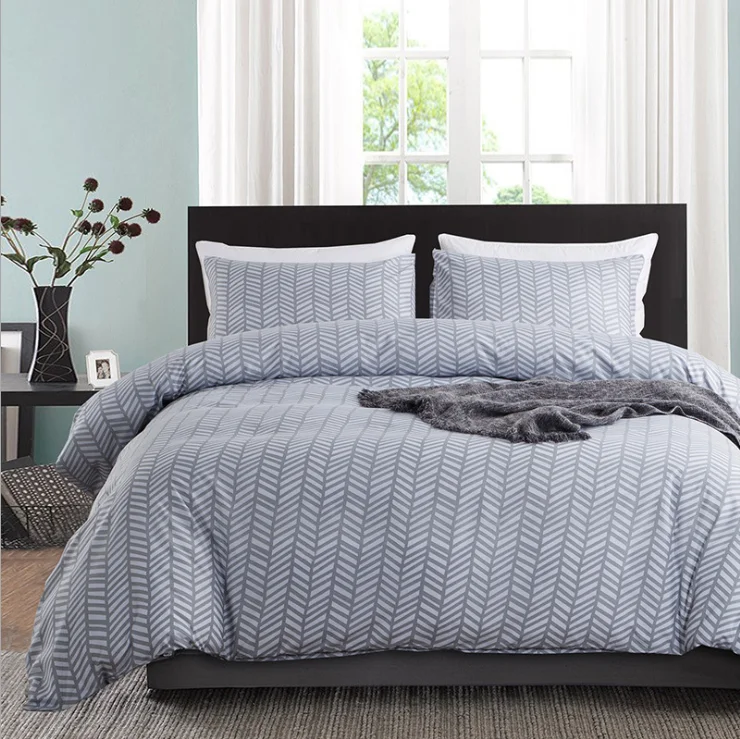 High Quality White Bed Sheets 100% Polyester Wholesale Printed Cheap All season Bedding Sets Luxury Custom Print