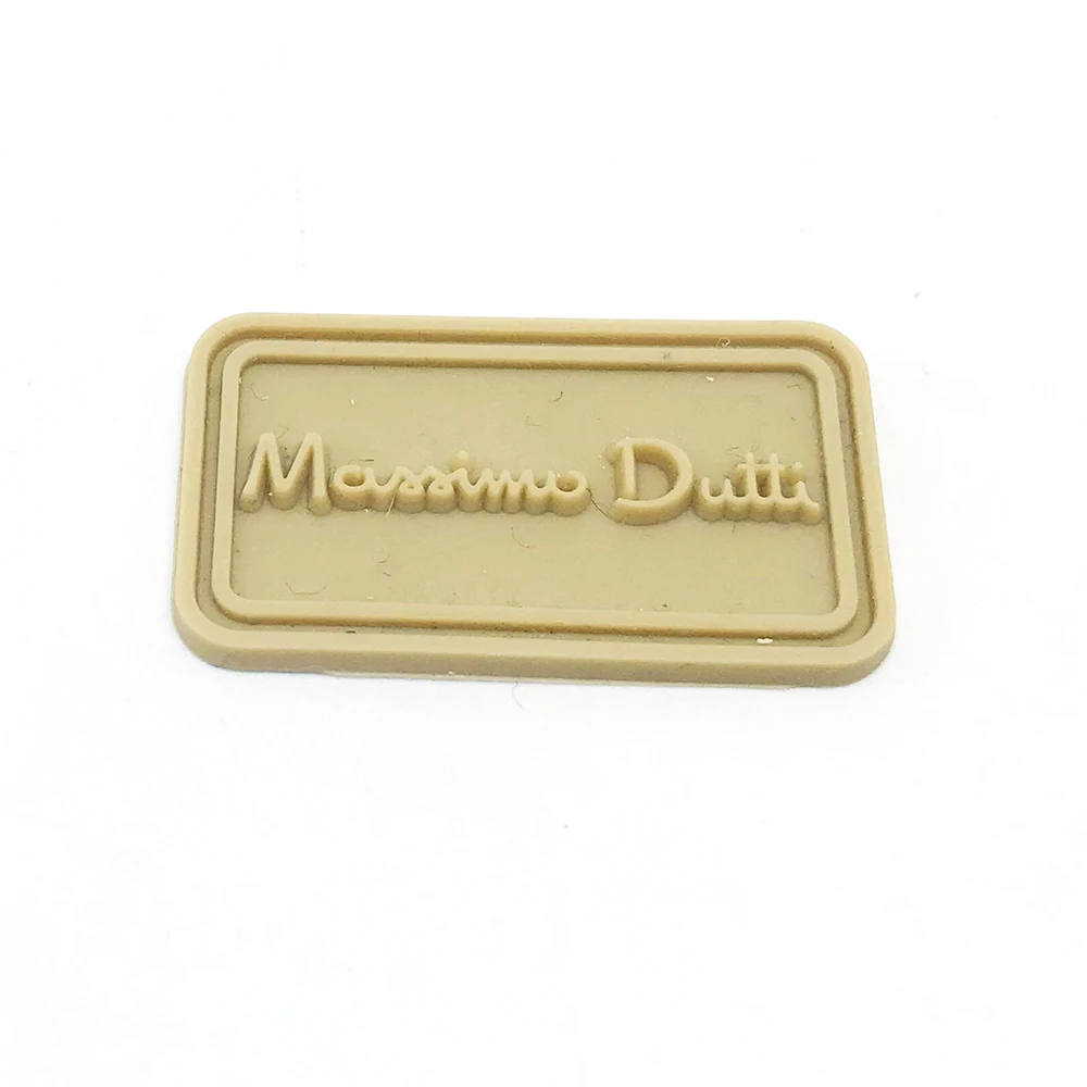 Eco-friendly rubber items badges cross hole pocket rubber badge patch decorative safety custom logo soft rubber pin badge