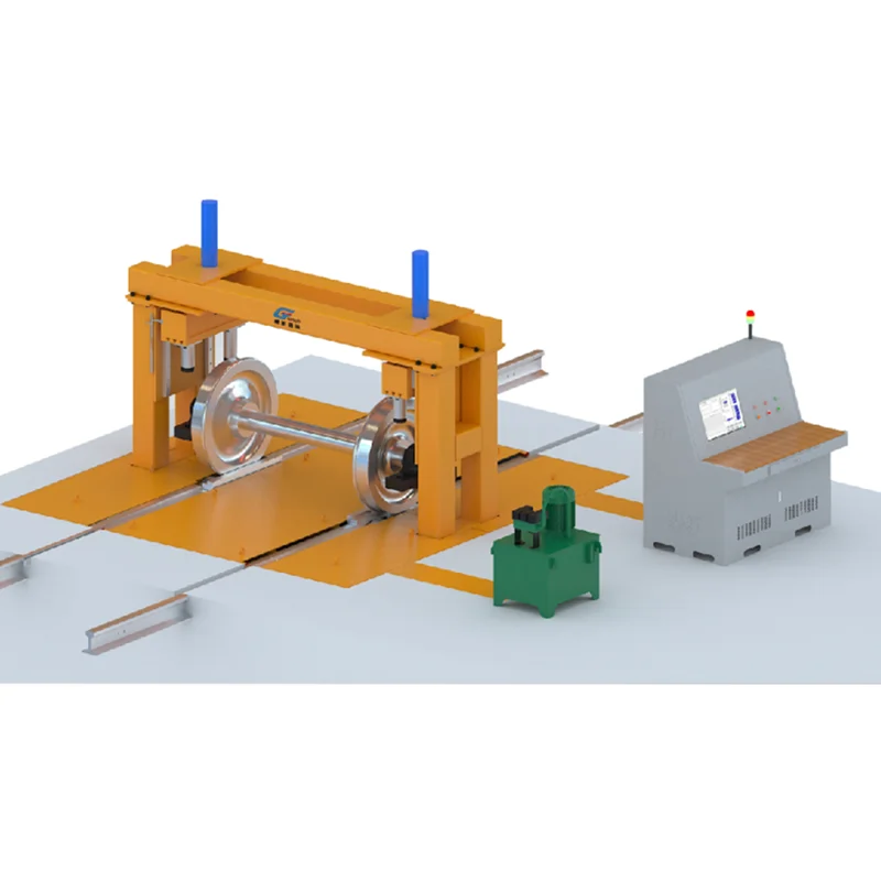 Railway testing equipment Wheelset bearing running in test bench