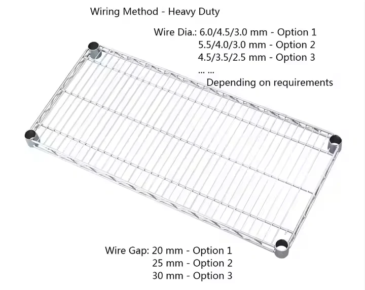 Heavy Duty Garage Shelf Epoxy Coated Freedom Assembly Wire Rack Shelving