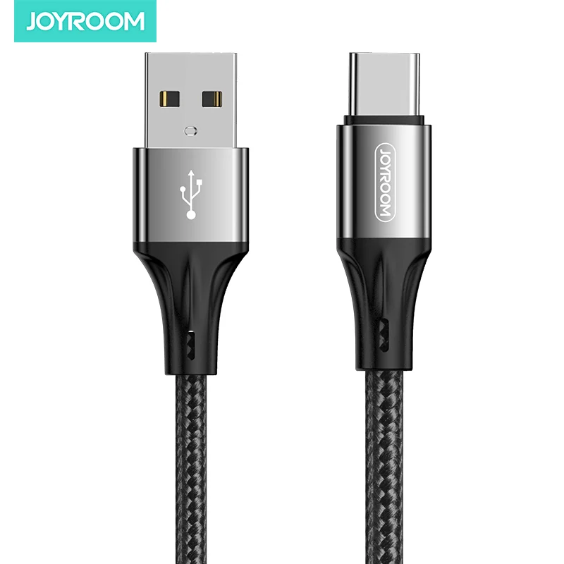 
Joyroom custom braided nylon usb type c fast charging cable for android 