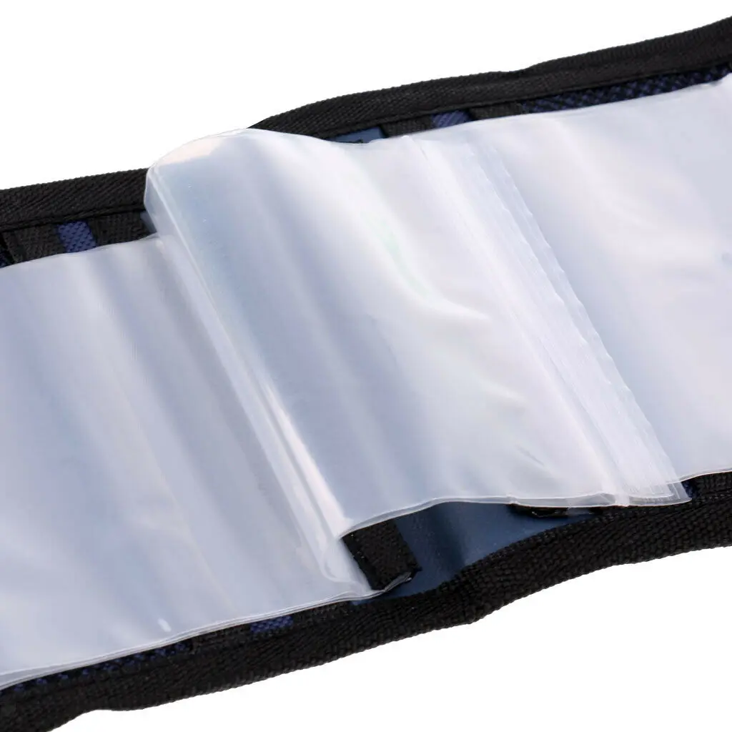 Canvas Fly Fishing Line Wallet Storage Bag With 10 Pouches