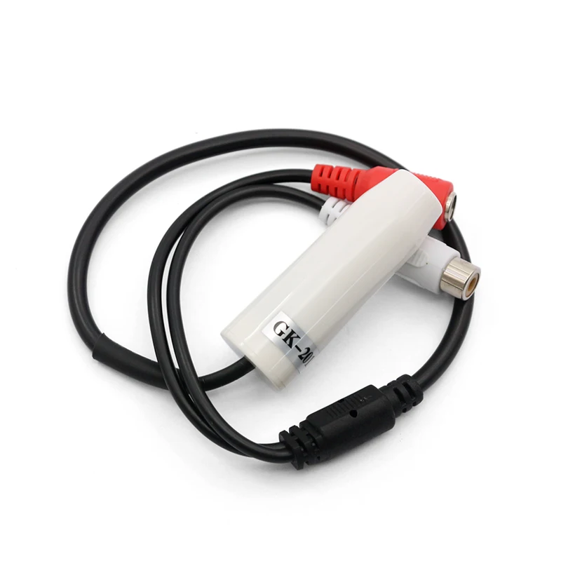 GK-201A High-fidelity,High sensitivity CCTV audio noise reduction cctv microphone with 2 years warranty for Monitoring equipment
