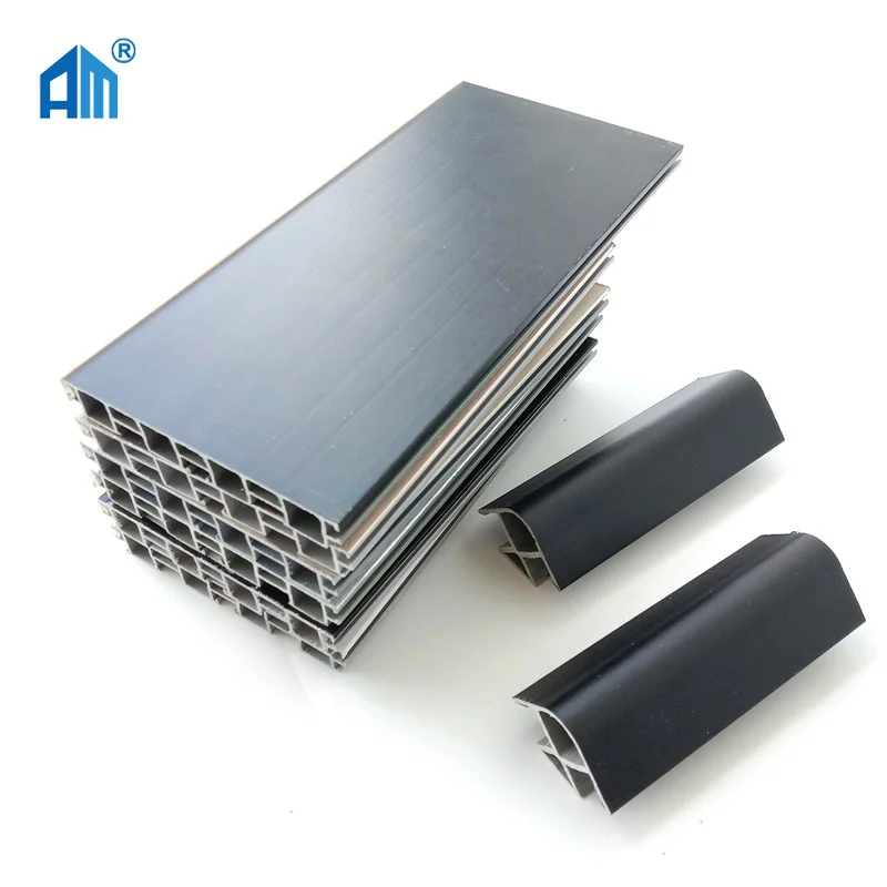 The most popular customized size waterproof pvc aluminum skirting board