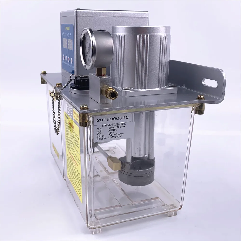 MIRAN MRG-3232 5L Self-Control Grease and Thin Oil Lubrication Pump for Numerical Control Machinery