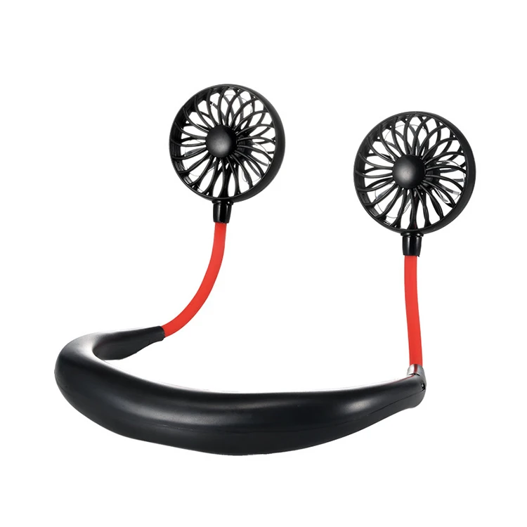 Портативный и переносной мини-USB-подвесной вентилятор со светодиодной подсветкой