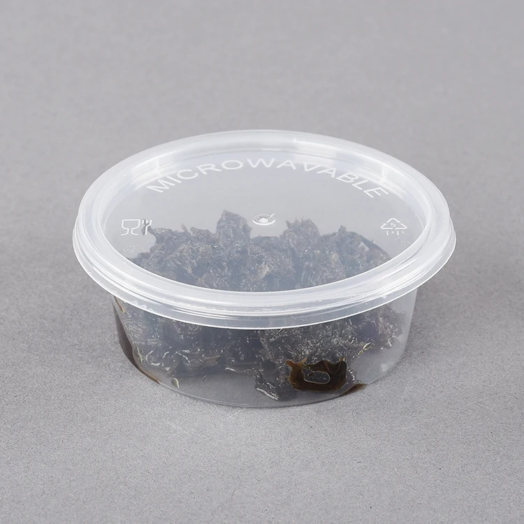 Factory supply 2 4 oz PP portion small sauce container disposable eco friendly plastic sauce cup with lid for sauce