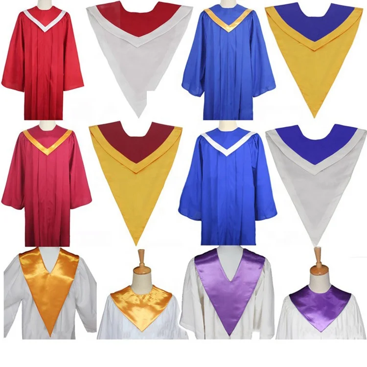 Wholesale Golden With white  Graduation stole  and Sash for adult