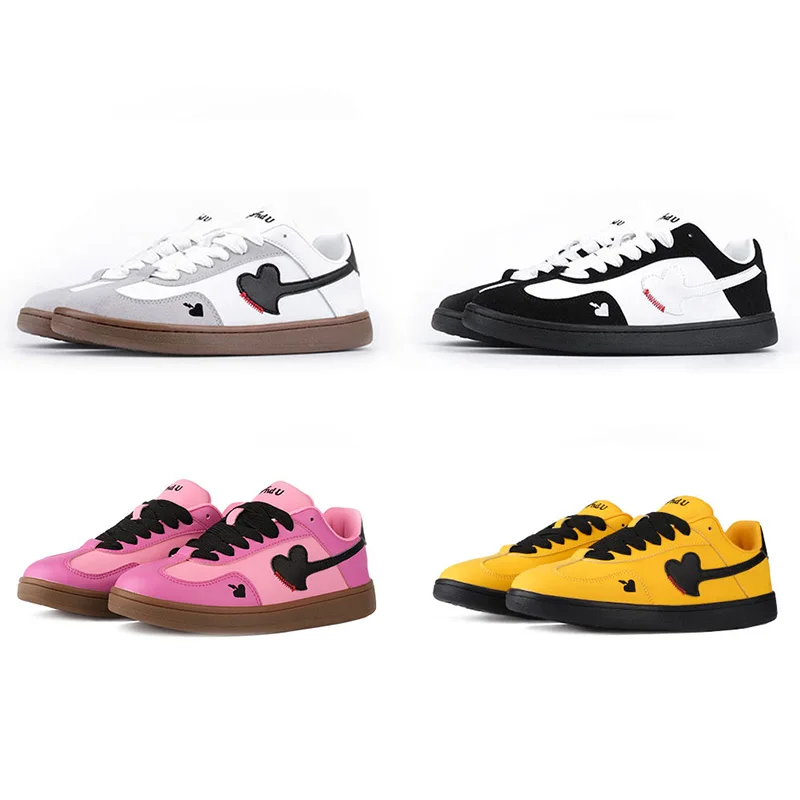 Dropshopping New Shoe Black Man Women Kids Leather Low Top Skate Basketball Sneakers Casual Walking Style Shoes