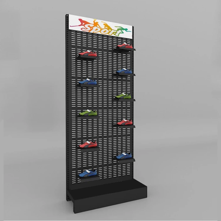 Retail wall display system clothing display rack system shop interior decoration exhibition display stand system