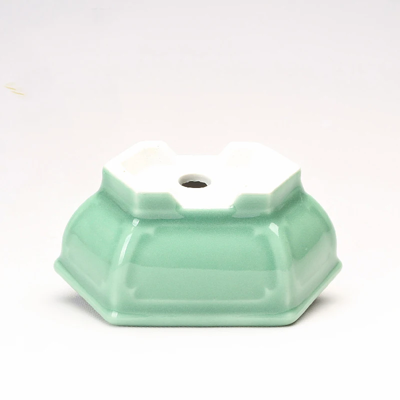 Low Price floral succulent cactus bonsai plant pot ceramic Yixing Glazed pots