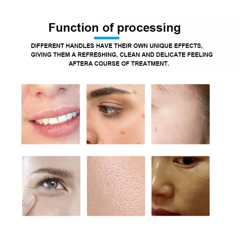 Factory Price 8 In 1 Hydra Dermabrasion Machine Oxygen Jet Aqua Facials Skin Care Cleaning Facial Machine 8/10/12 Handles