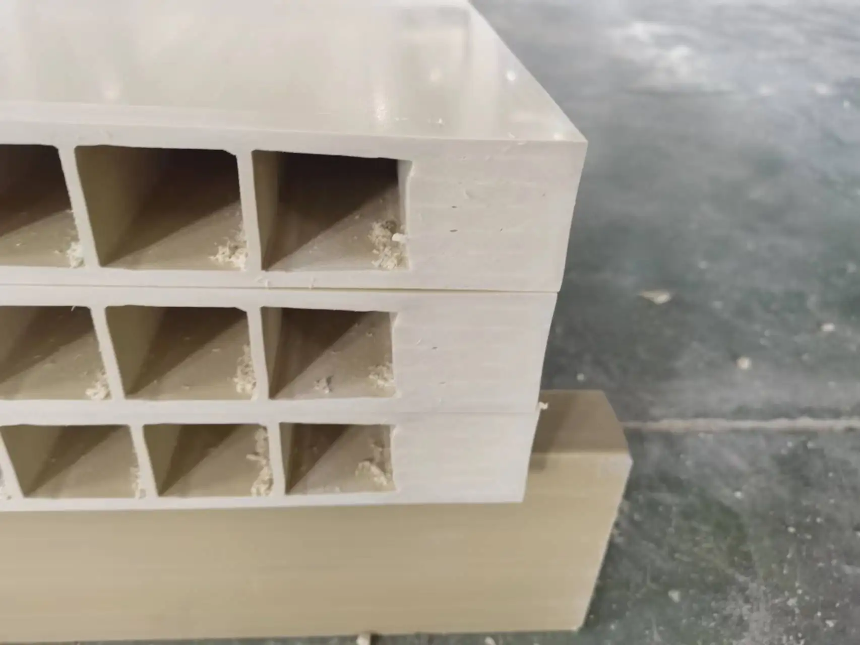 waterproof anti-termite unfinished 35mm or 45mm thickness WPC door panel