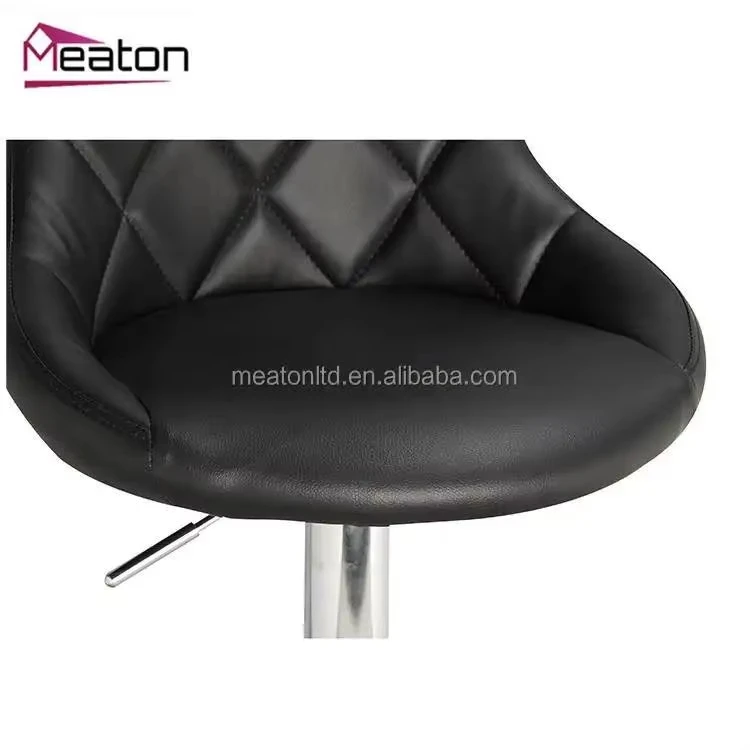 Factory Directly Wholesale Price Comfy Leather Mid Back Soft Seat Cushion Bar Chair Bar Stool