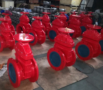 ANSI125/150 Manual Fire Valve with Resilient Seat High Temperature Gate Valve with Non-Rising Stem for Water Application