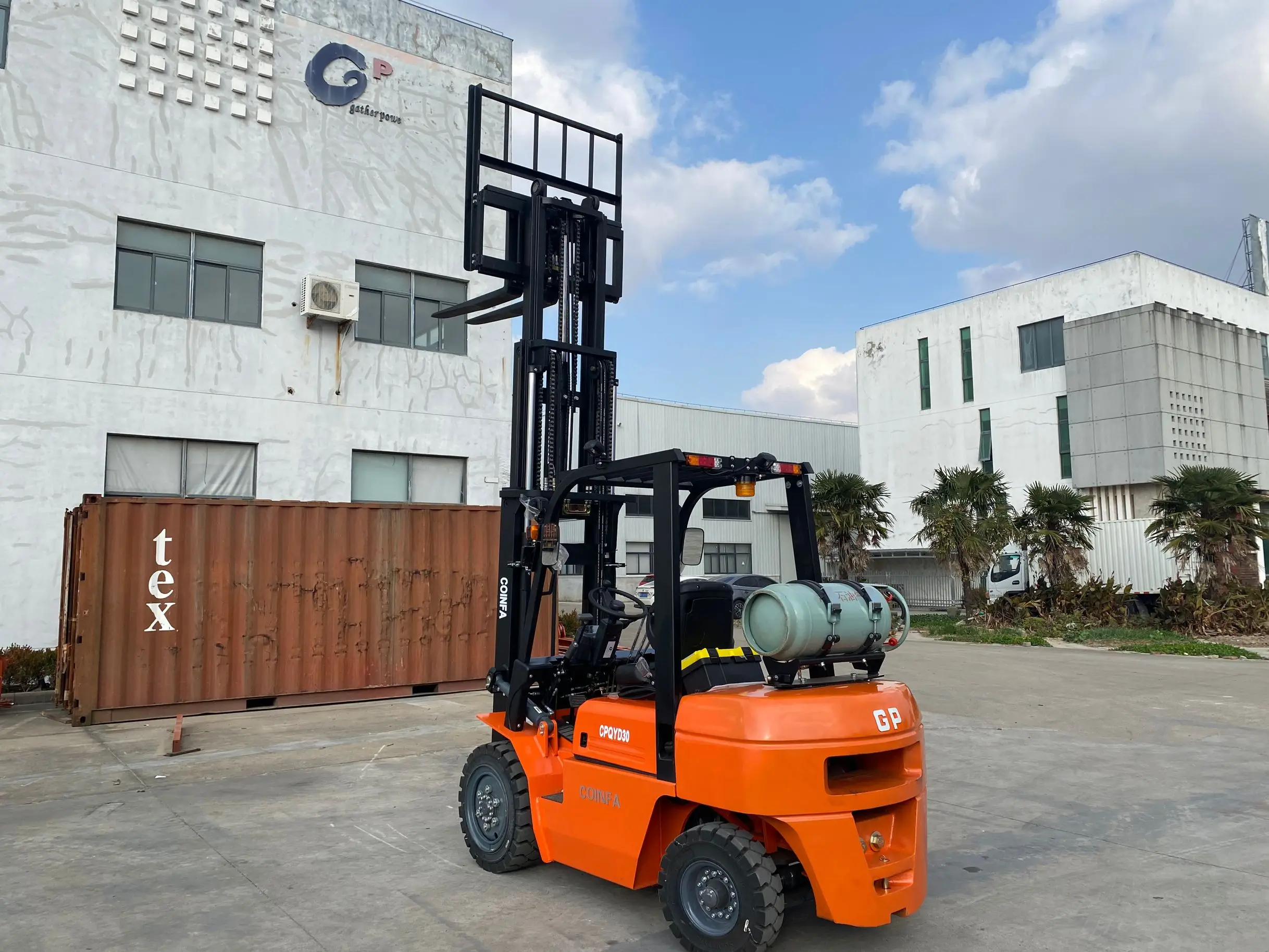 3 ton LPG\gas forklift truck