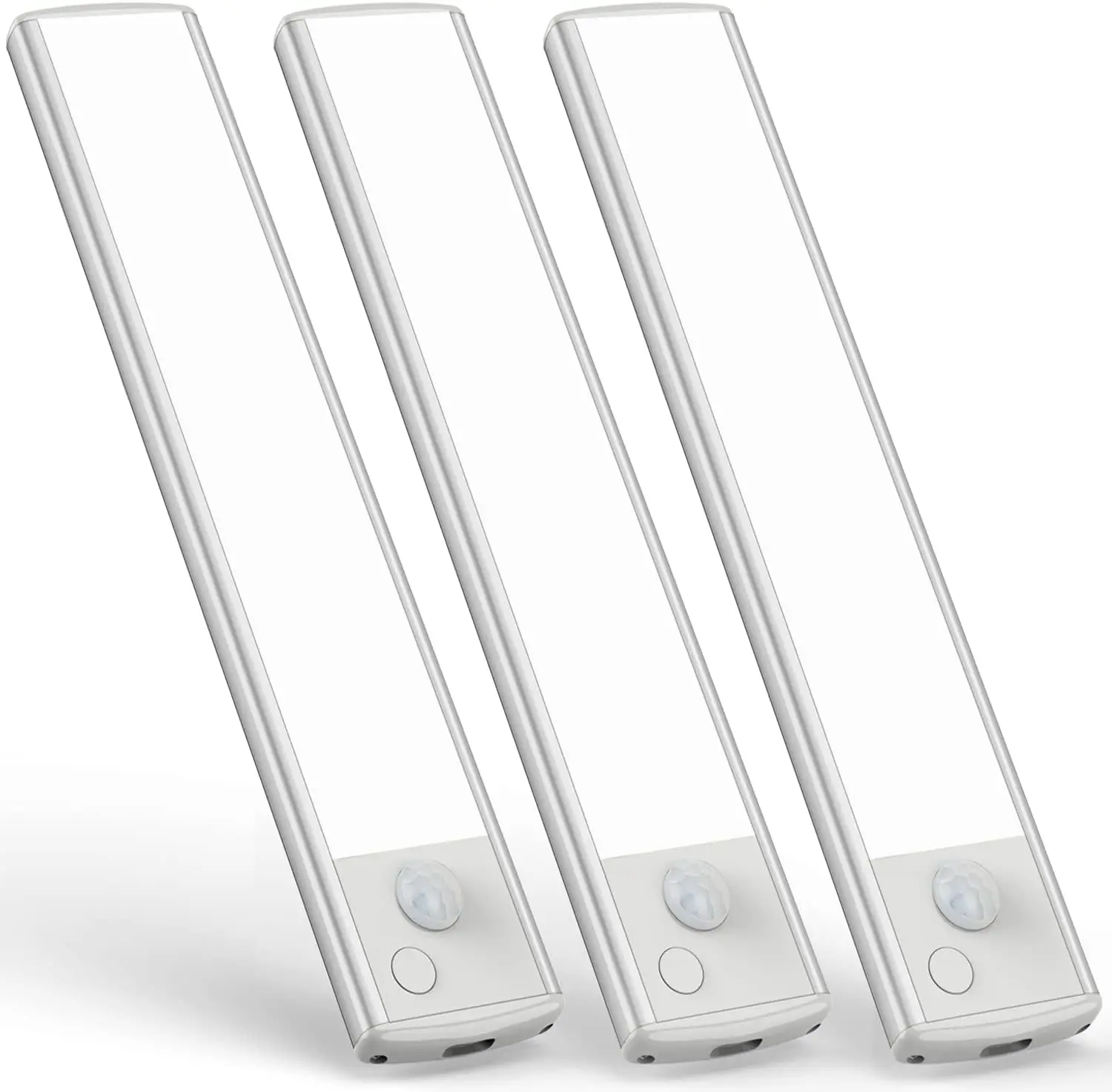 Under Cabinet Lights Motion Sensor USB-C Rechargeable LED Closet Lights Battery Operated Wireless Magnetic Light Strip