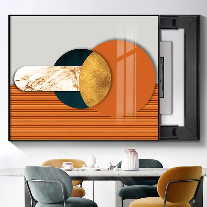Nordic Home Decor Punch Free PS Framed Electricity Box Wall Art Abstract Still Life Print Distribution Box Hanging Painting