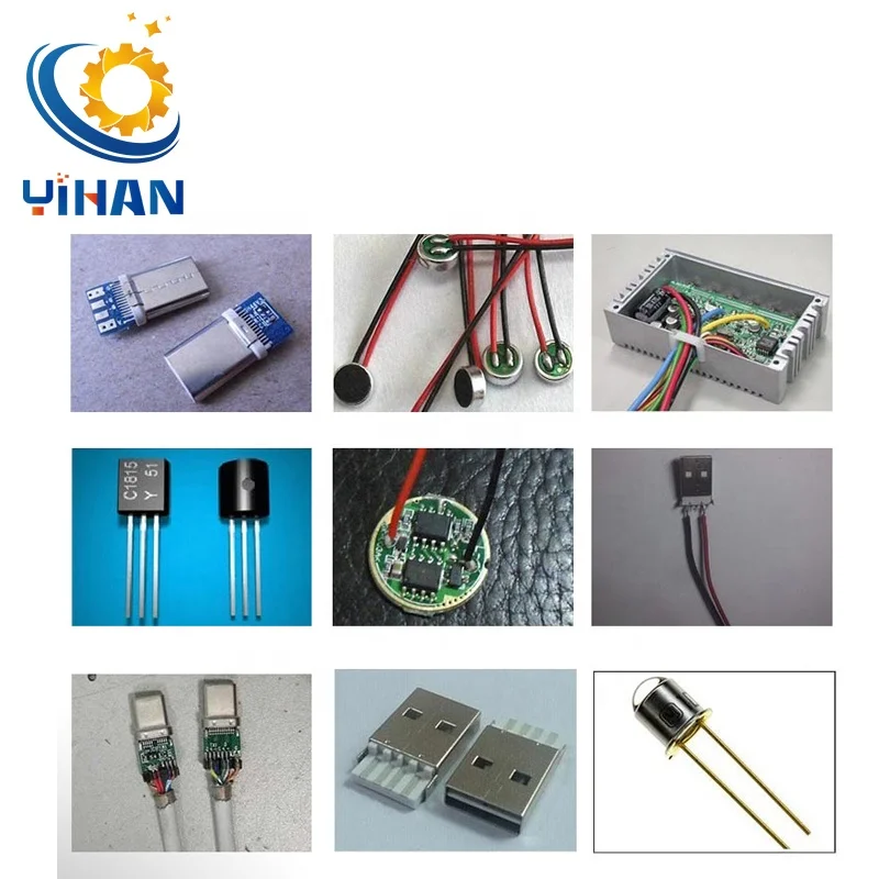 Semi-automatic soldering machine electric type PCB board tin welding USB data cable plug socket head spot welding