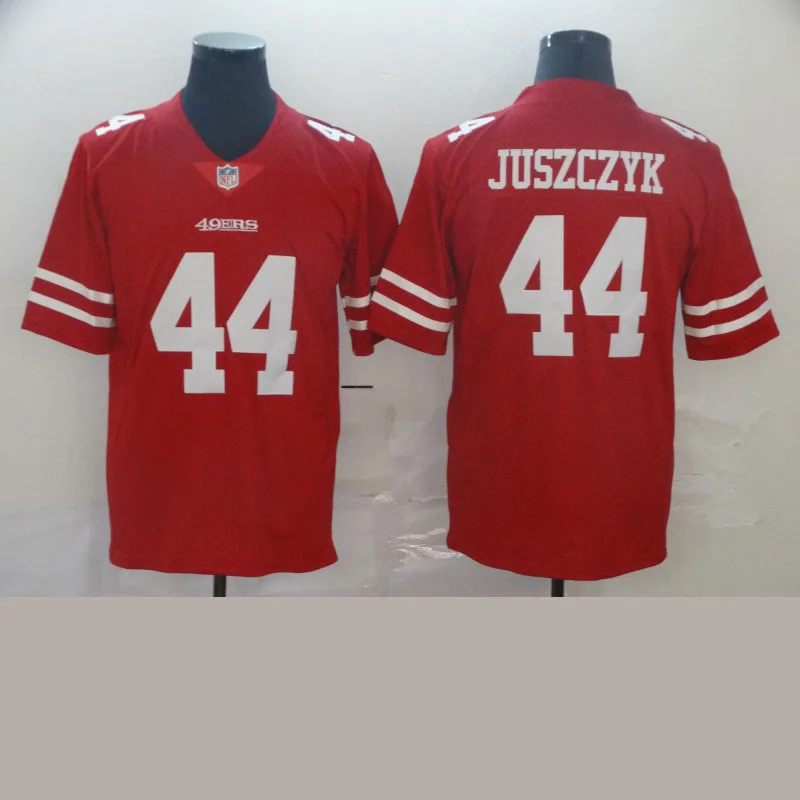 #44 Juszczyk # Lott  2021 wholesale high quality embroidery football jersey