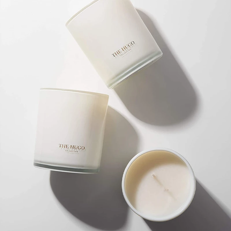 Luxury Fragrance Custom Private Label Gift Box Set Aromatherapy Glass Scented Candles