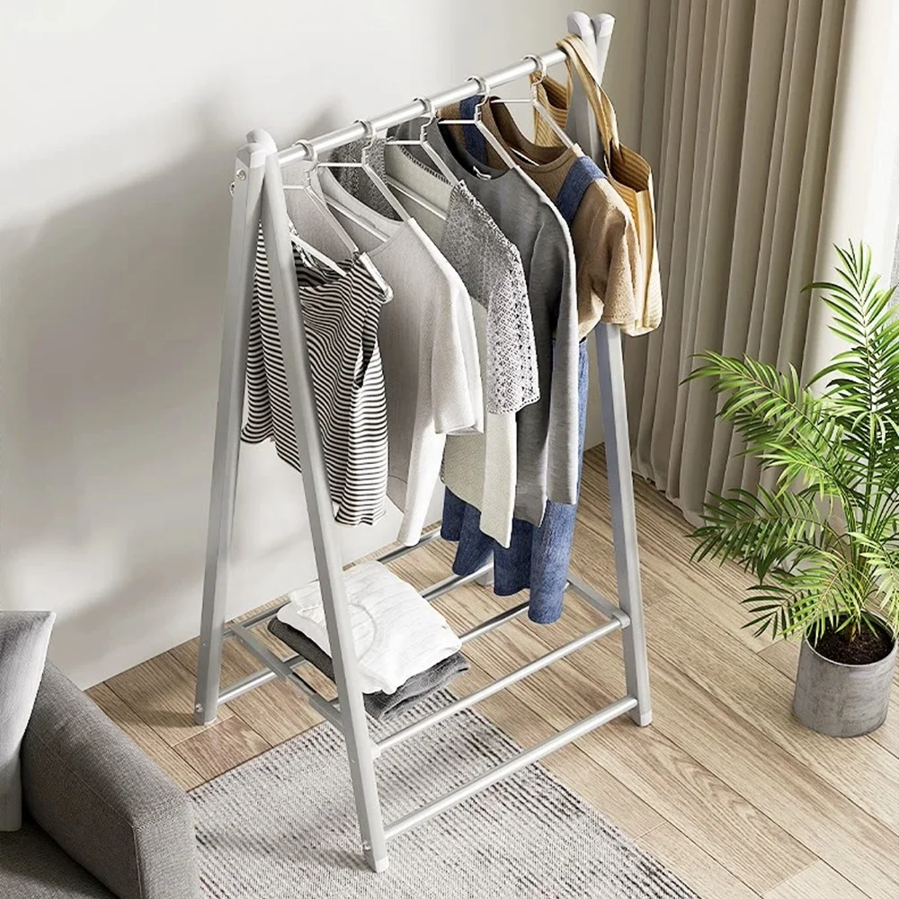 High Quality Aluminum Alloy Clothes Tree Hanger Free Standing Coat Stand Rack