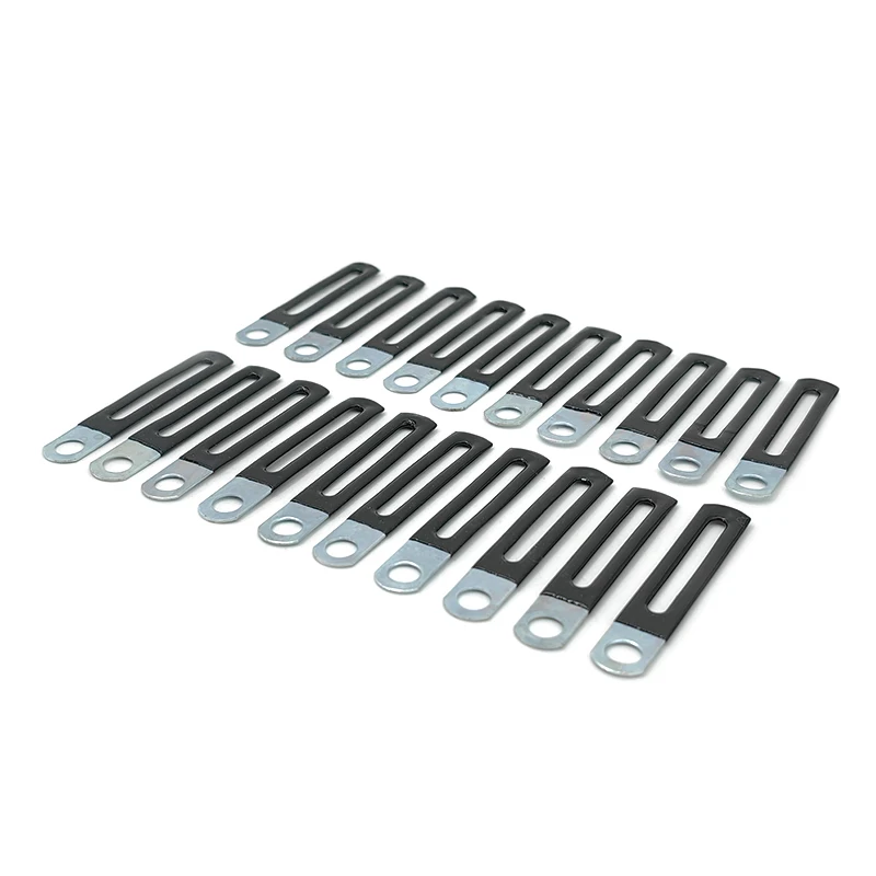Flexible Cable Clips Cable Wire Holders Straight Type Clamp With Mounting Holes (Through Holes) For Bolts And Screws