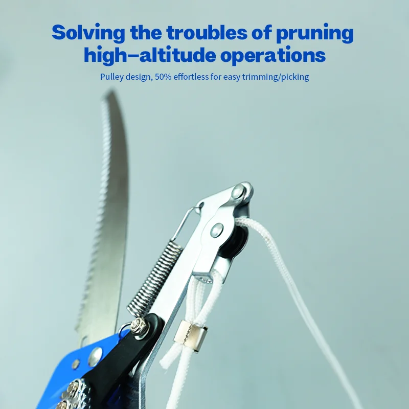 DANMI Extendable Scissors Pruning Tool Tall Tree Branch Lopper High-altitude Shears