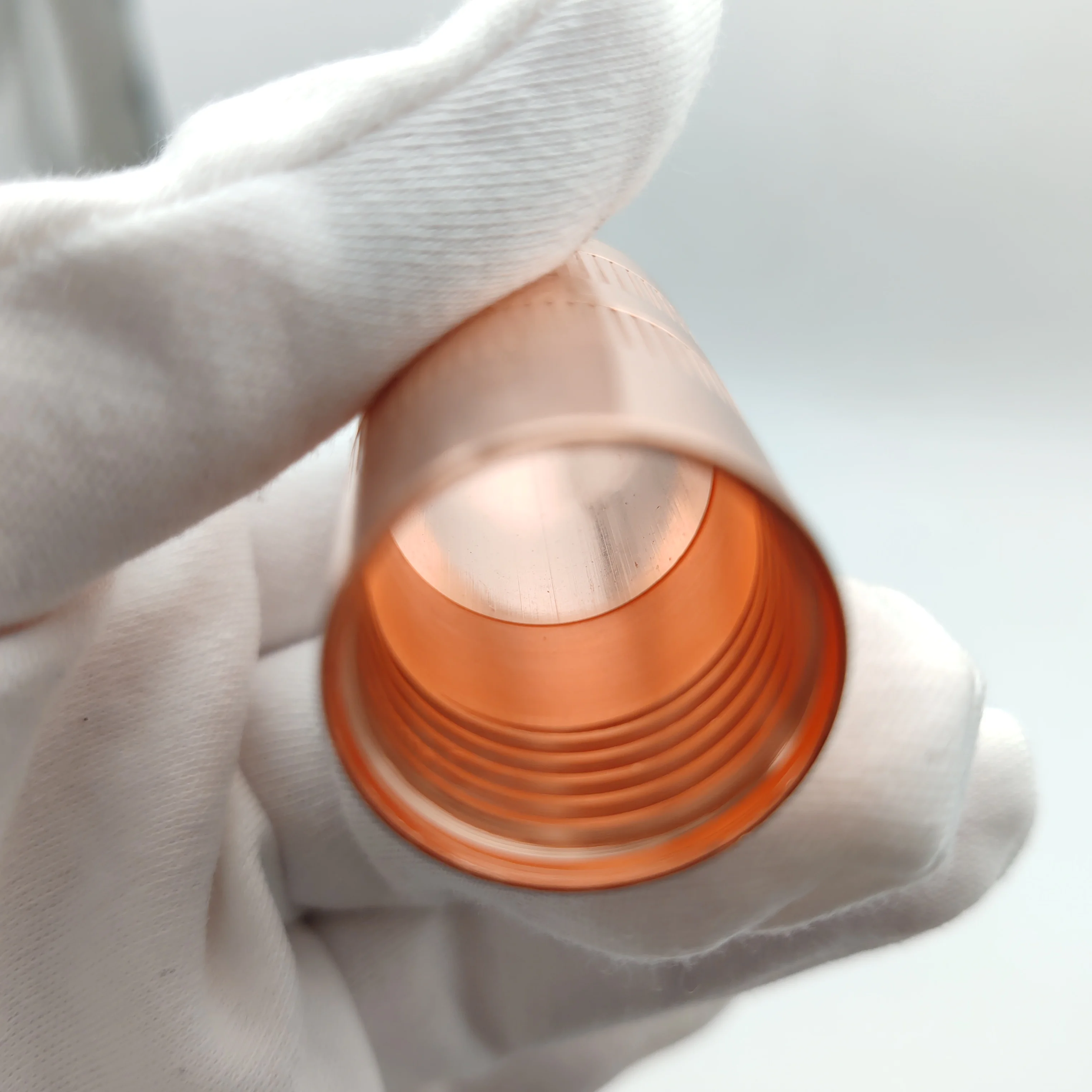 High quality Fronius MTB400i Robot Copper MIG Welding Spare Parts Gas Nozzle For MIG Welding Torch