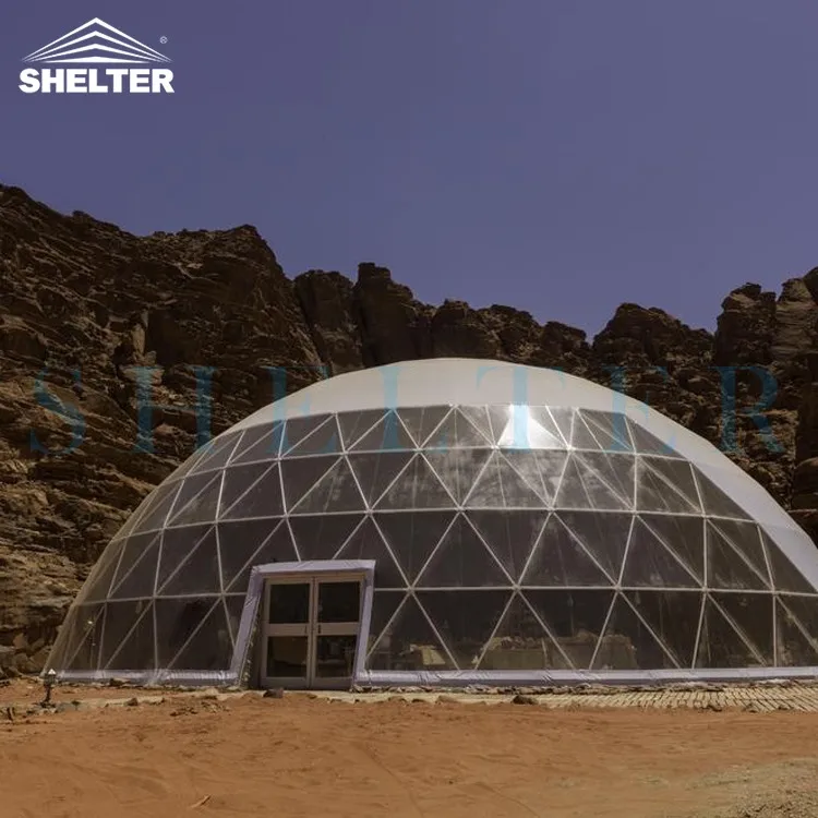 Luxe Outdoor Dome Tenten voor Evenementen Outdoor Geodetische Koepel geodetic Event Dome