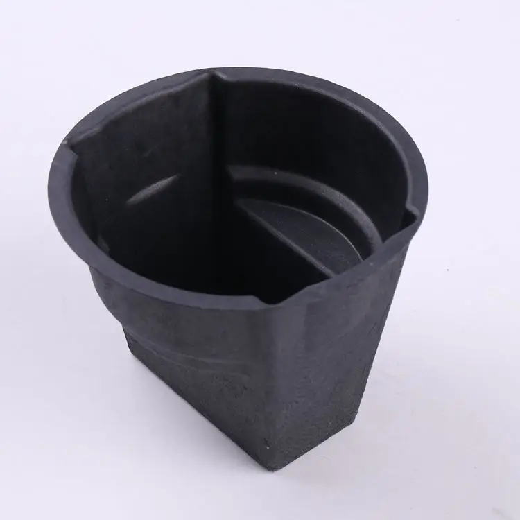 custom biodegradable paper packing tray wet press pulp insert recycle molded paper pulp packaging for coffee capsule