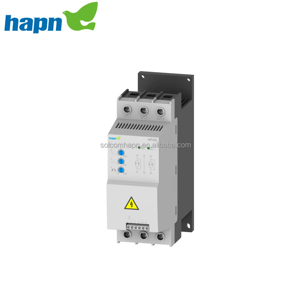 miniature digital soft starter with bypass inside    most compact