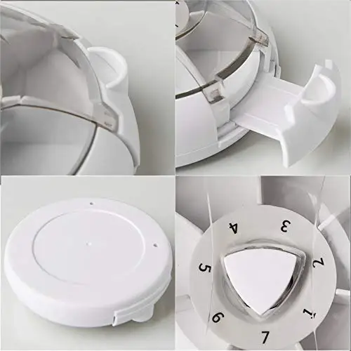 Round Pill Box 7 Day Organizer Medicine Daily Weekly Medication Holder Travel