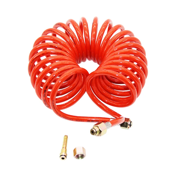 nylon explosion-proof hose,recoil tube high pressure flexible spiral air brake coil hose with iso9001
