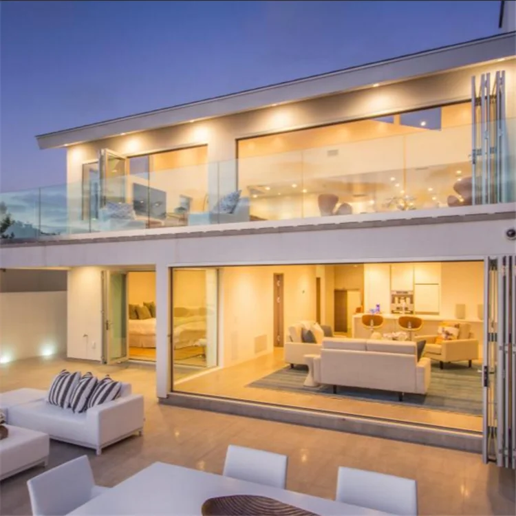 Prima Amorphous Glass Heavy Wind Bedroom Door Folding Door