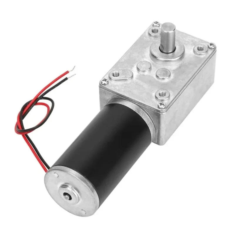 5840-31ZY Worm Gear Motor DC 12V/24V 7RPM~470RPM Speed Adjustable DC Gear Motor Miniature Small Motor High Torque High Power 5.0