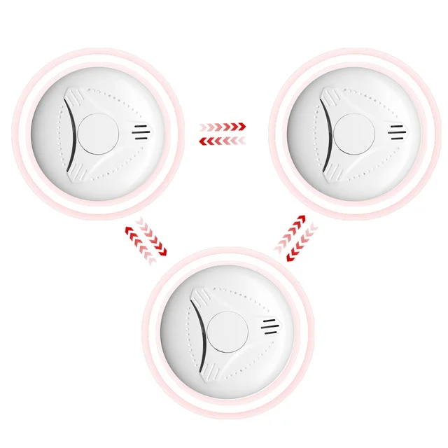 AS3786 EN14604 certification wireless Interlinked smoke alarm Interconnected smoke detector detection for fire Security systems