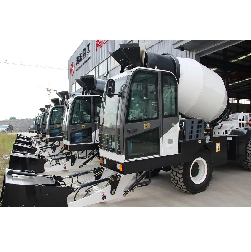 Best Selling HY350 Concrete Mixer Truck 3.5cbm Self Loading Concrete Mixer