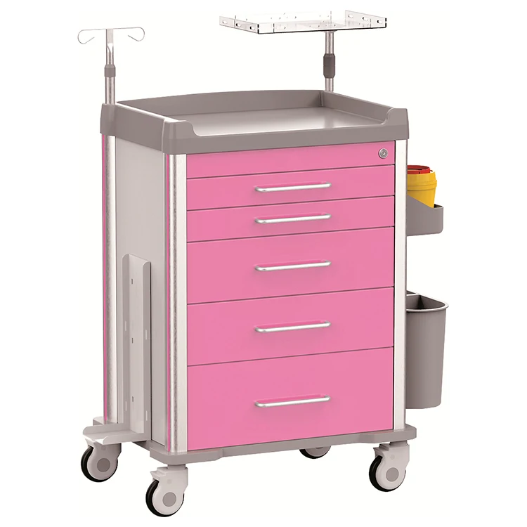 Professional Manufacturer Medical Hospital Stretcher abs emergency Trolley Cart hospital furniture china factory