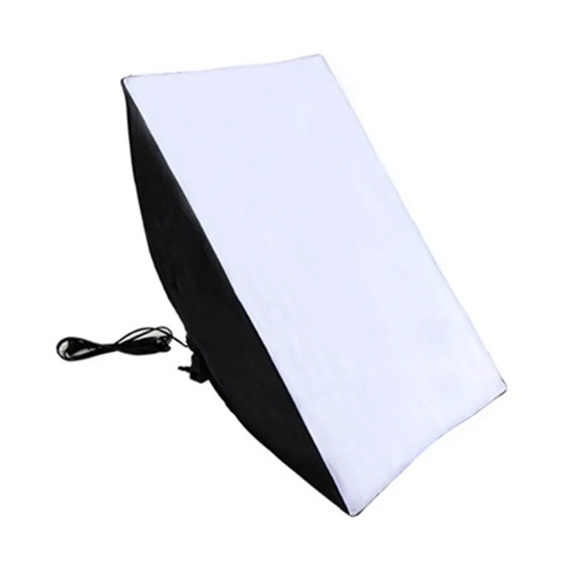 Studio equipment 50*70 cm square flash lighting strobe soft box with single E27/26 lamp holder  reflective fabric