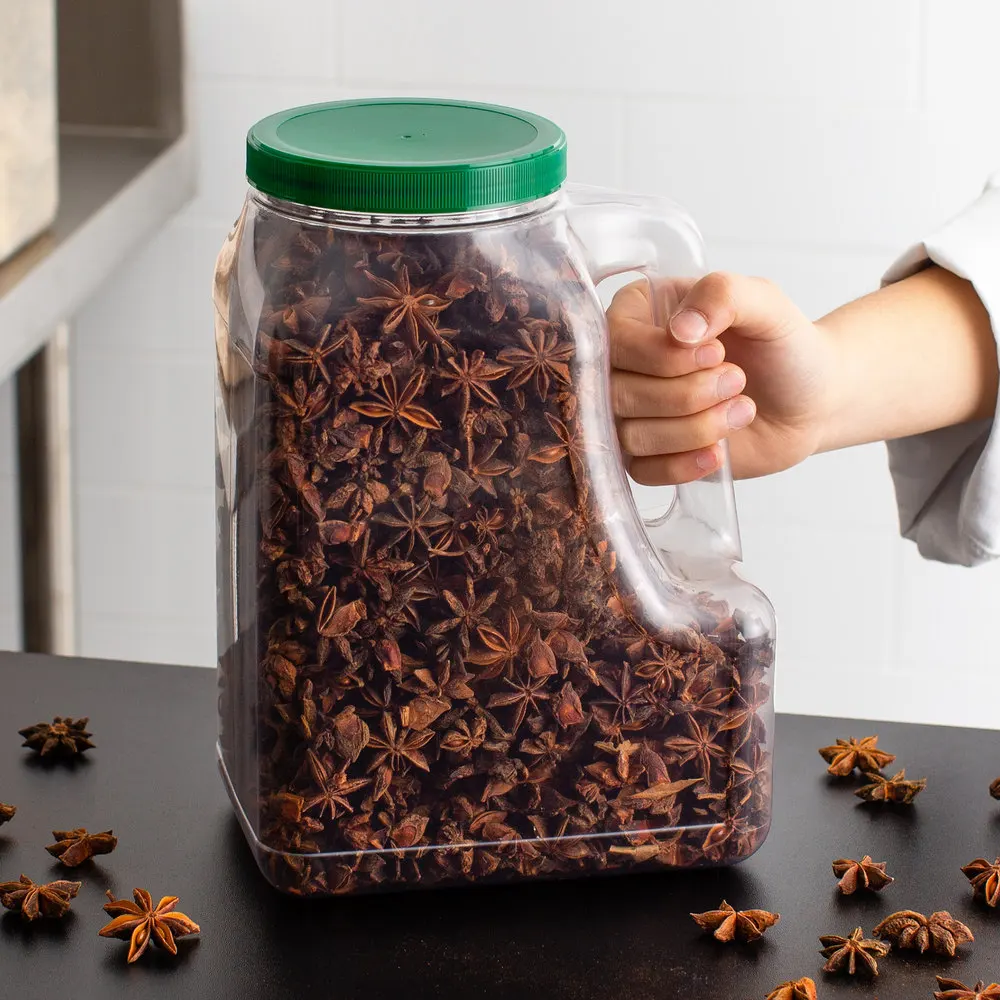 Прозрачный пластиковый контейнер для специй порошка чеснока 5 фунтов