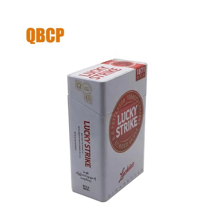 Customized cigarette tin box for 200 pcs volume