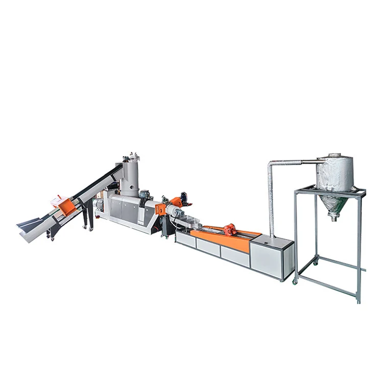 Recycling Plastic Pellet Pelletizing Custom Motor Granules Making Extruder Granulator Machine
