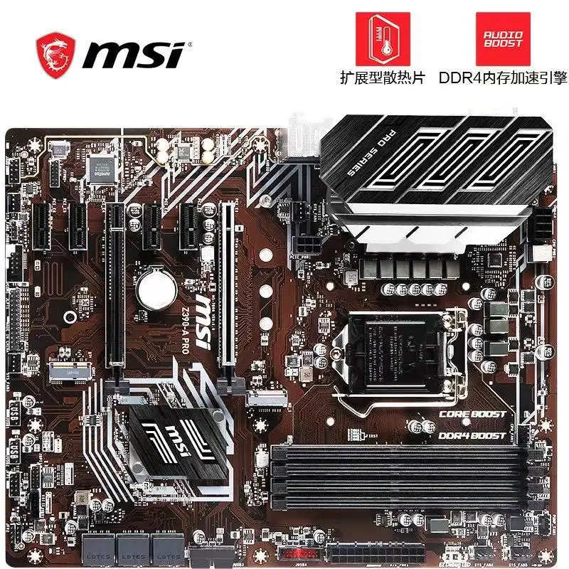  Материнская плата MSI Z390 A pro материнская для майнинга B250 с поддержкой 6