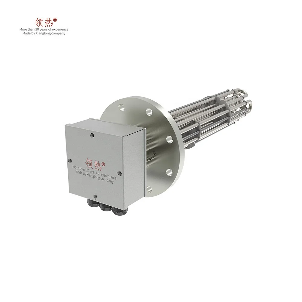 Customize Electric flange tubular immersion heater with thermostat heating element