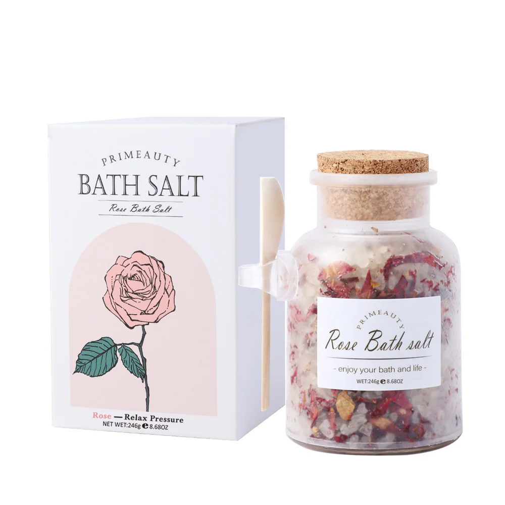 C&H Aromatherapy Bath Salts Epsom Salts for Soaking Relaxing Bath Spa Set Scented in Clean Cotton Sea Salt