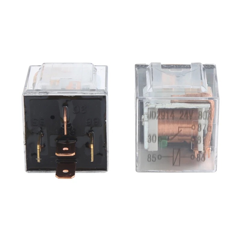 Car Automotive Universal Transparent Relay 12V 80A SPST 4Pin Switch